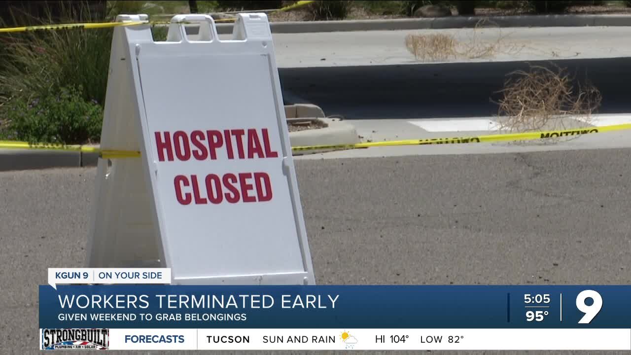 Santa Cruz Regional Hospital staff terminated early