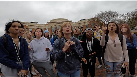 Univ of North Carolina: Hard Hearts, Blasphemers, Sex Perverts & Hateful Students As I Preach Jesus Christ