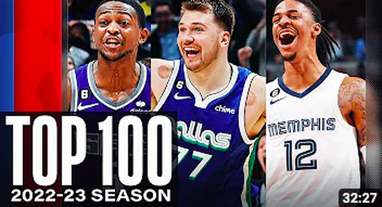 The Top 100 Plays of the 2022-23 NBA Season 🔥