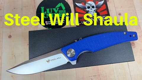 Steel Will Shaula G10 Linerlock knife Disassembly included