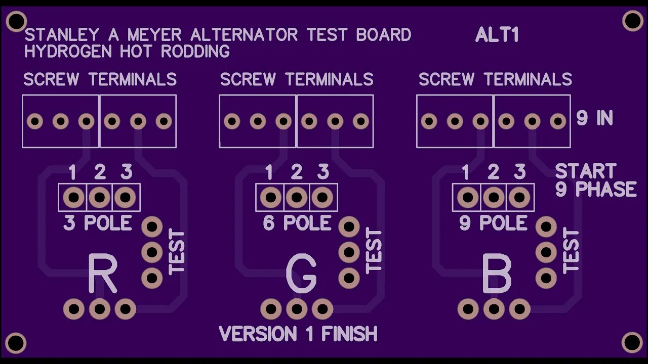 Stanley A Meyer Alternator Test Board Voltrolysis