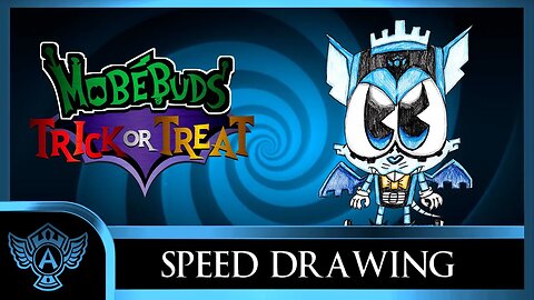 Speed Drawing: MobéBuds Trick or Treat - Blizorotti | A.T. Andrei Thomas 2023