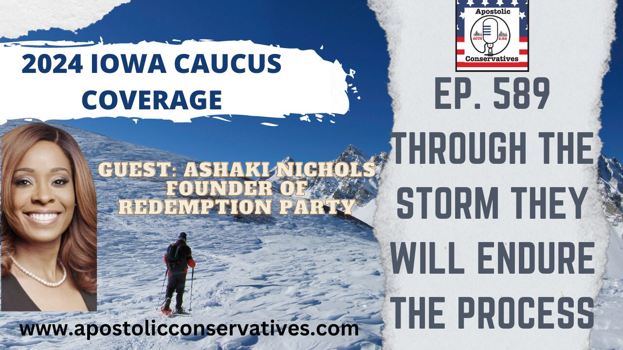 Iowa Caucus | Ep. 589 Through the storm they will endure the process W/ Guest: Ashaki Nichols