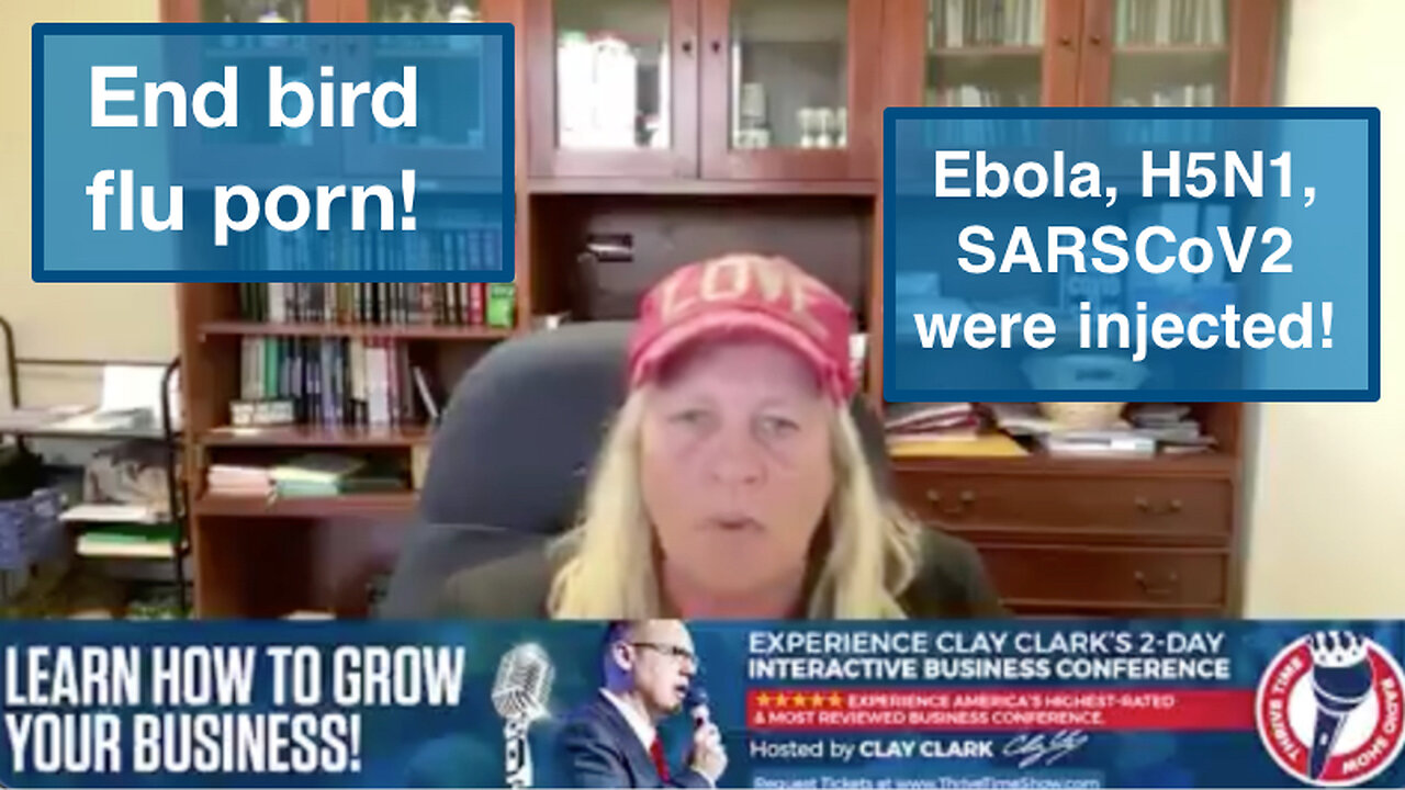 End bird flu porn! Ebola, H5N1, SARSCoV2 were injected!