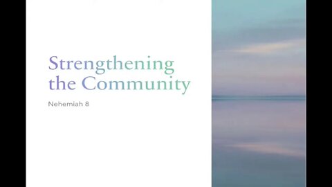 November 1, 2020 Nehemiah 8