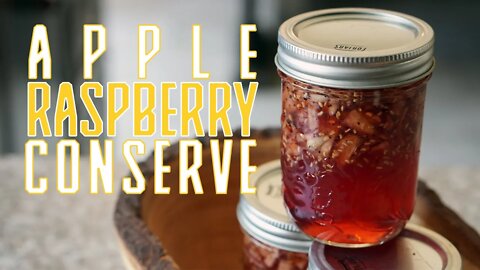 Apple Raspberry Conserve (with Poppyseed) Canning Recipe