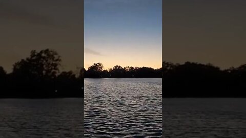 Lodi Lake at sunset