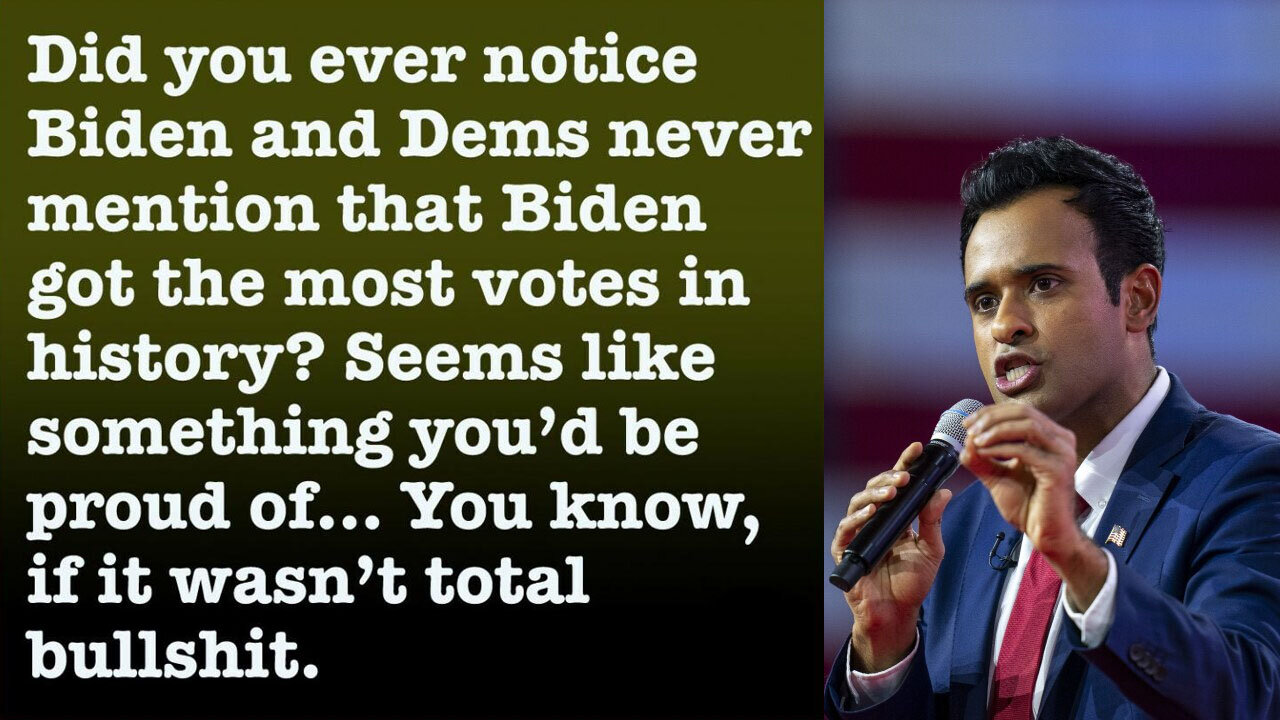 Vivek Ramaswamy asked if Joe Biden is a Legitimately Elected President 🗳️