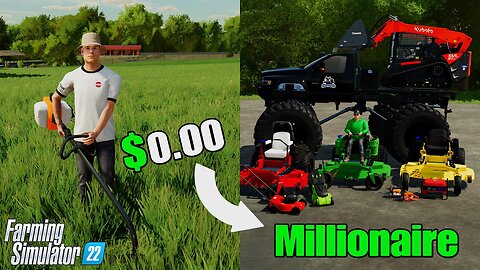 Starting From Scratch - Landscaping Series | From Poor to Millionaire | PS5 | Farming Simulator 22 