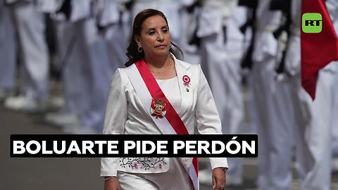 Boluarte pide perdón a las familias de las personas fallecidas