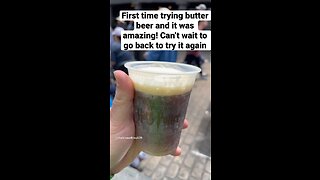 Trying Butter Beer For The First Time