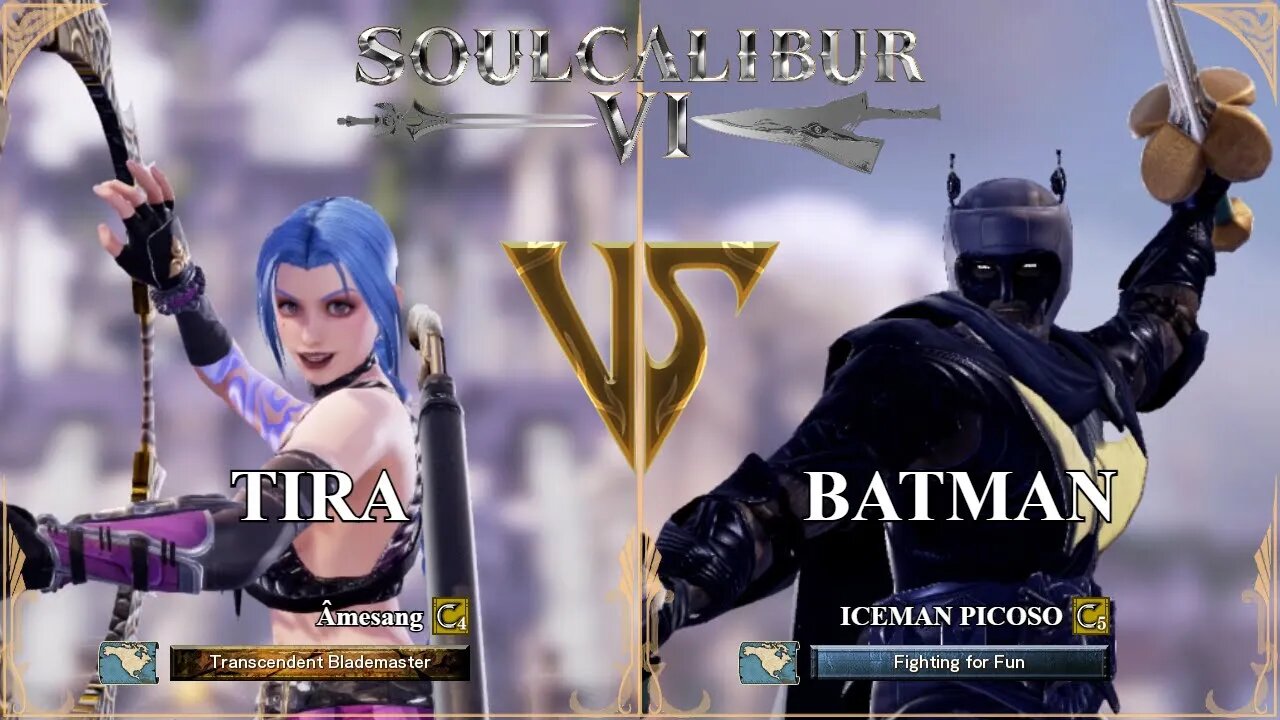 Tira (Âmesang) VS Batman (ICEMAN PICOSO) (SoulCalibur™ VI: Online)