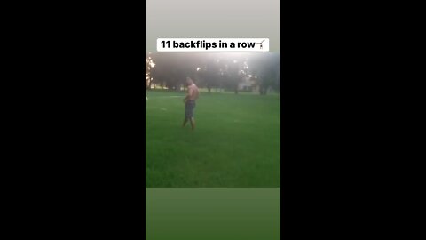 11 Backflips in a row 💥 PART 2