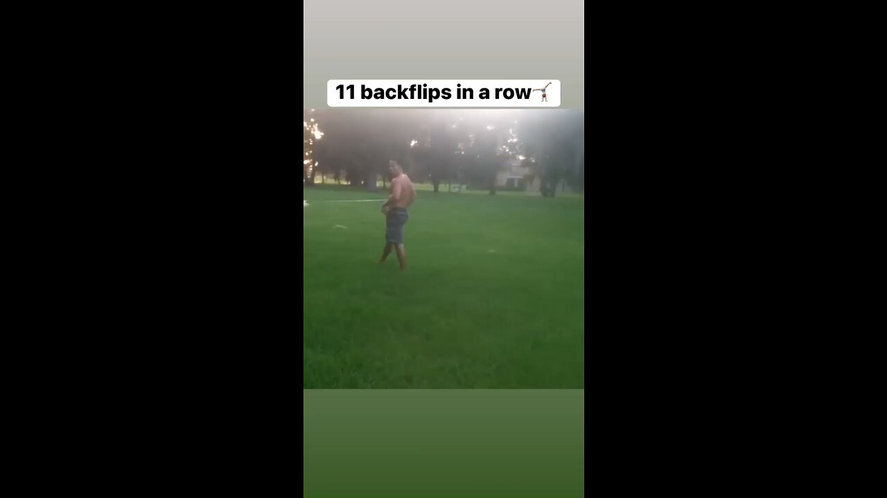 11 Backflips in a row 💥 PART 2