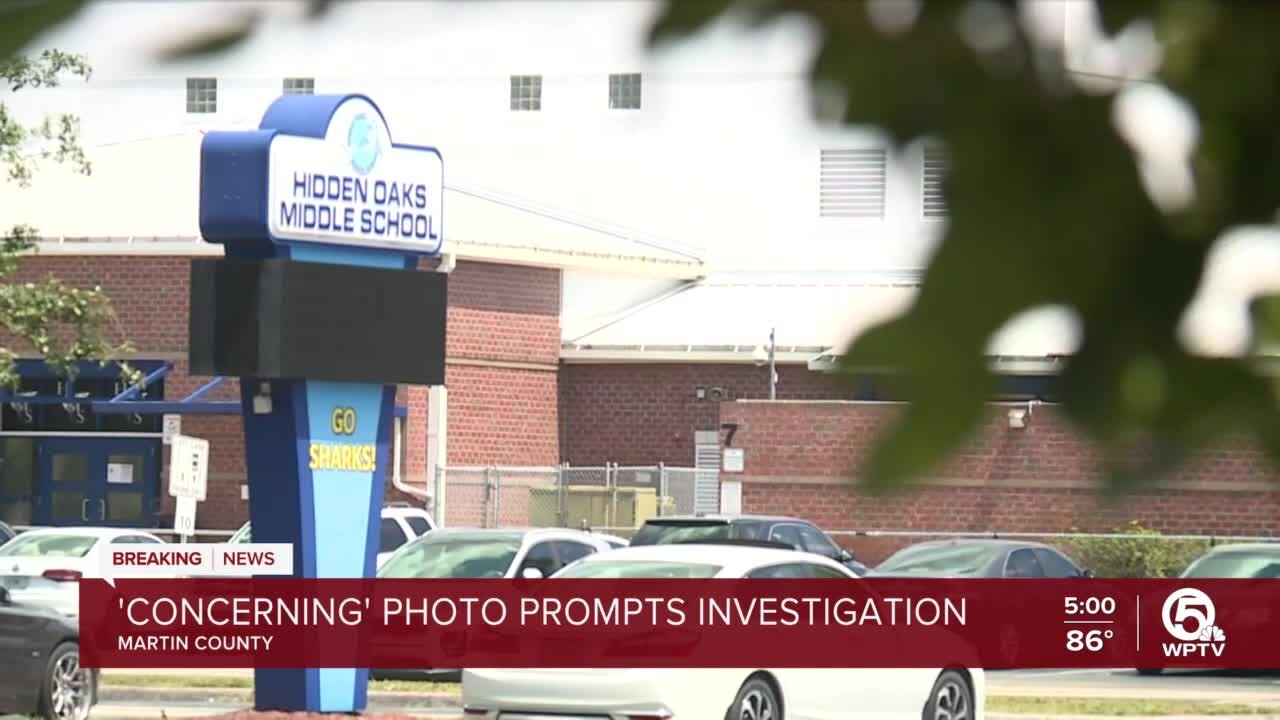 'Concerning' photo taken outside Martin County school