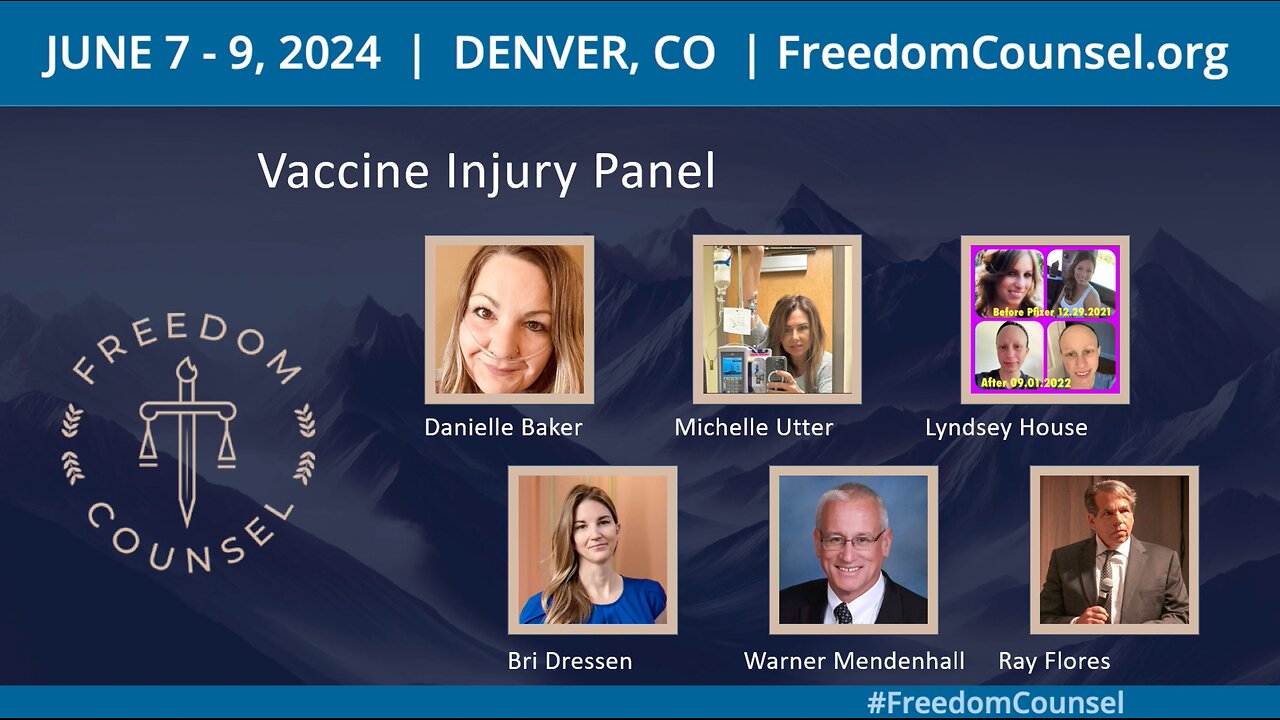 Freedom Counsel - Vaccine Injury Panel Legal Experts and Testimony