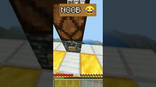 NOOB VS PRO VS HACKER NO MINECRAFT 😍🤡🤡 #shorts #viral #minecraft #minecraftmemes