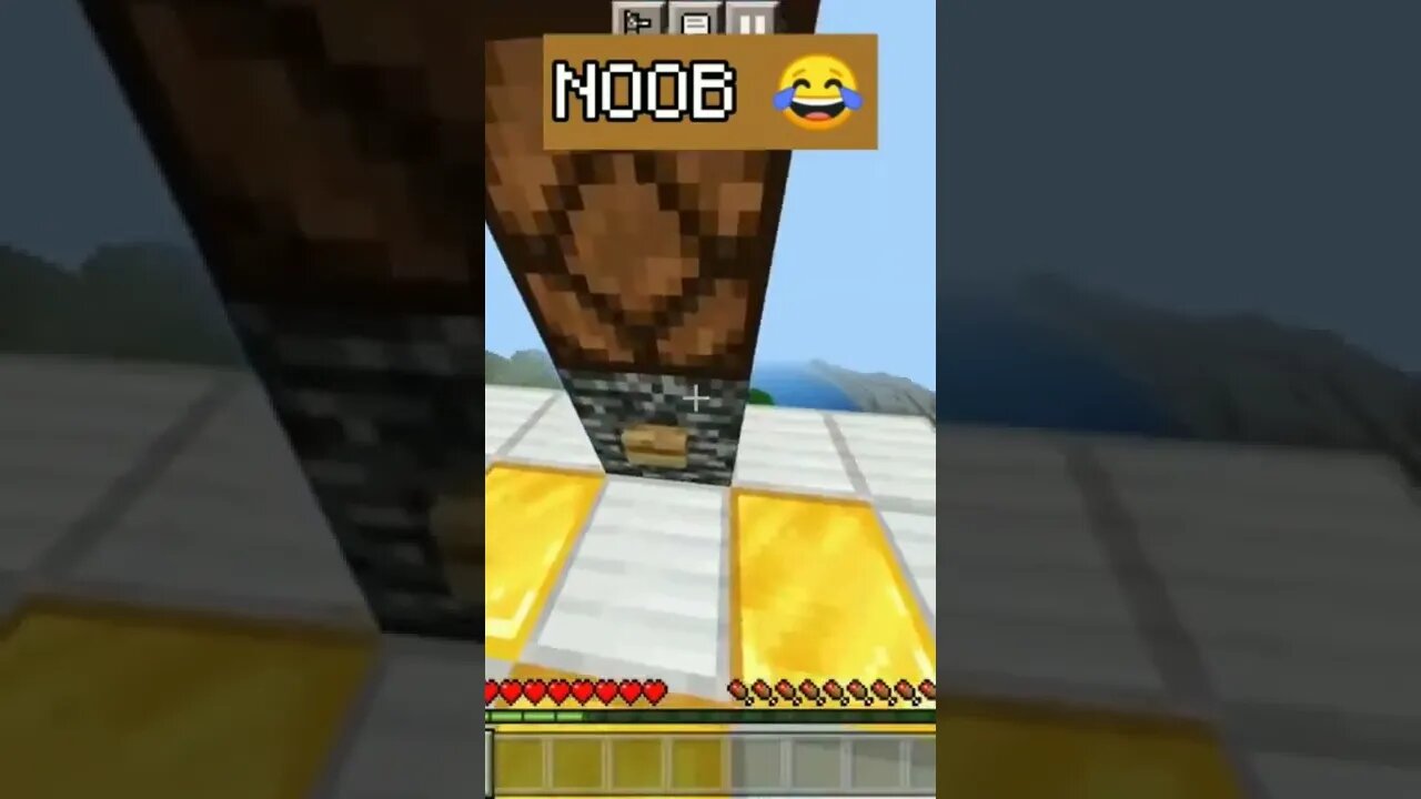 NOOB VS PRO VS HACKER NO MINECRAFT 😍🤡🤡 #shorts #viral #minecraft #minecraftmemes