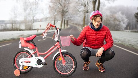 I Cycled Across An Entire European Country On A Barbie Bike