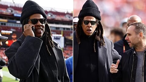 Jay-Z Attends Commanders vs Cowboys