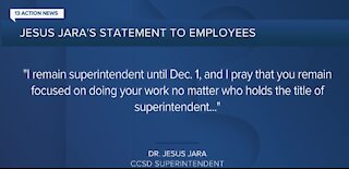 CCSD Superintendent Jara says he will stay until Dec. 1