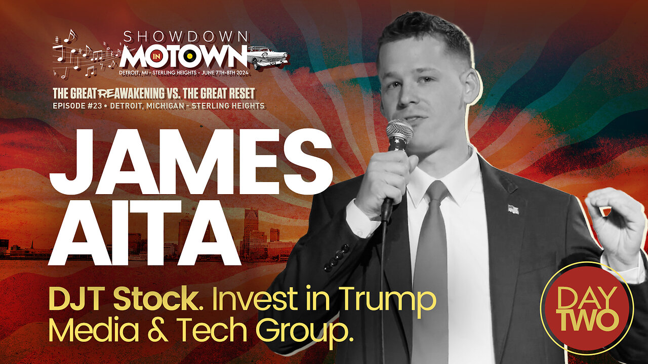 James Aita | James Aita Speaks At ReAwaken America Tour Detroit, Michigan! Join Navarro, Flynn, Eric Trump & Team America At Oct 18-19 Selma, NC ReAwaken! Request Tix Via Text 918-851-0102