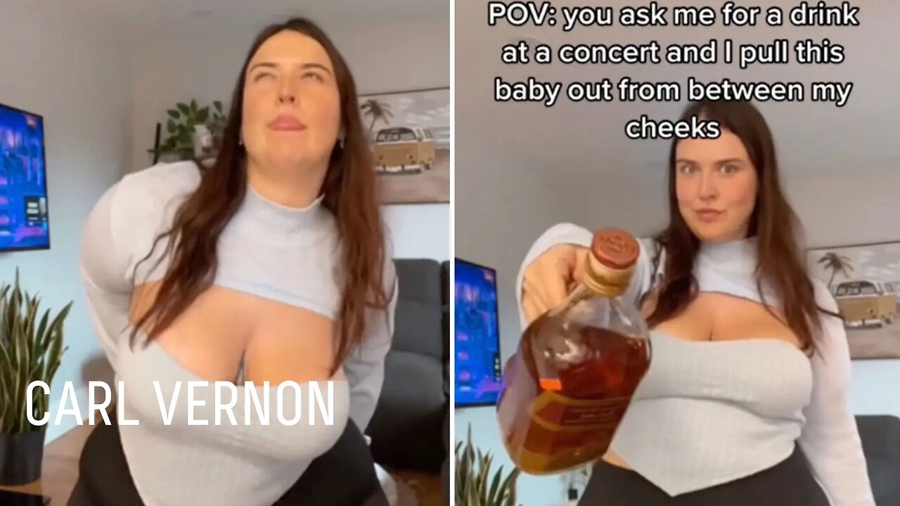 She shoves WHAT up there? 👀