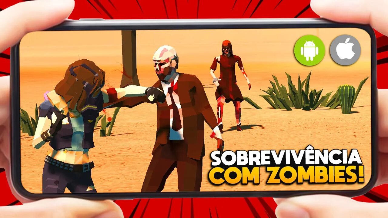 JOGO DE SOBREVIVÊNCIA DE ZOMBIE PARA CELULAR - DEAD WASTELAND SURVIVAL 3D