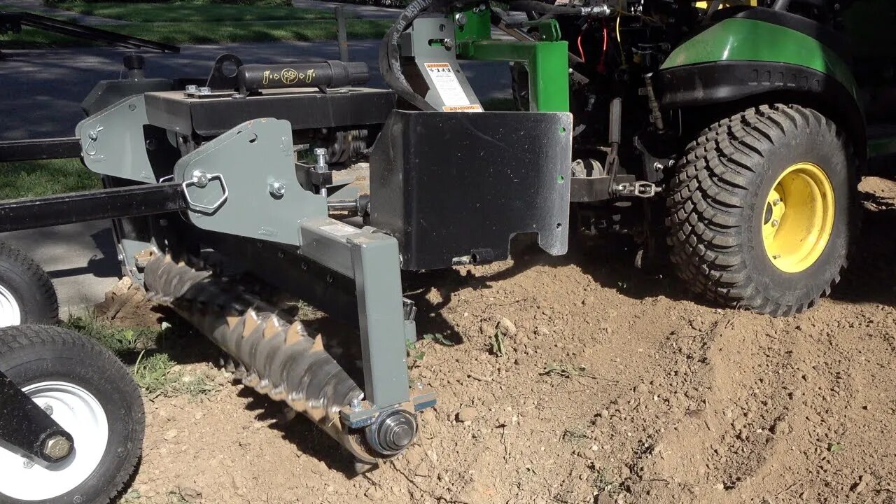 Power Rake on John Deere 1025R