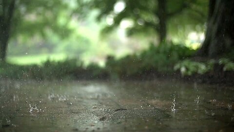 SLOW MO RAIN VIDEO