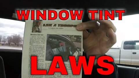 WINDOW TINT AND WINDOW TINT LAWS