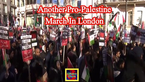 Another mass rally held in London for Palestine