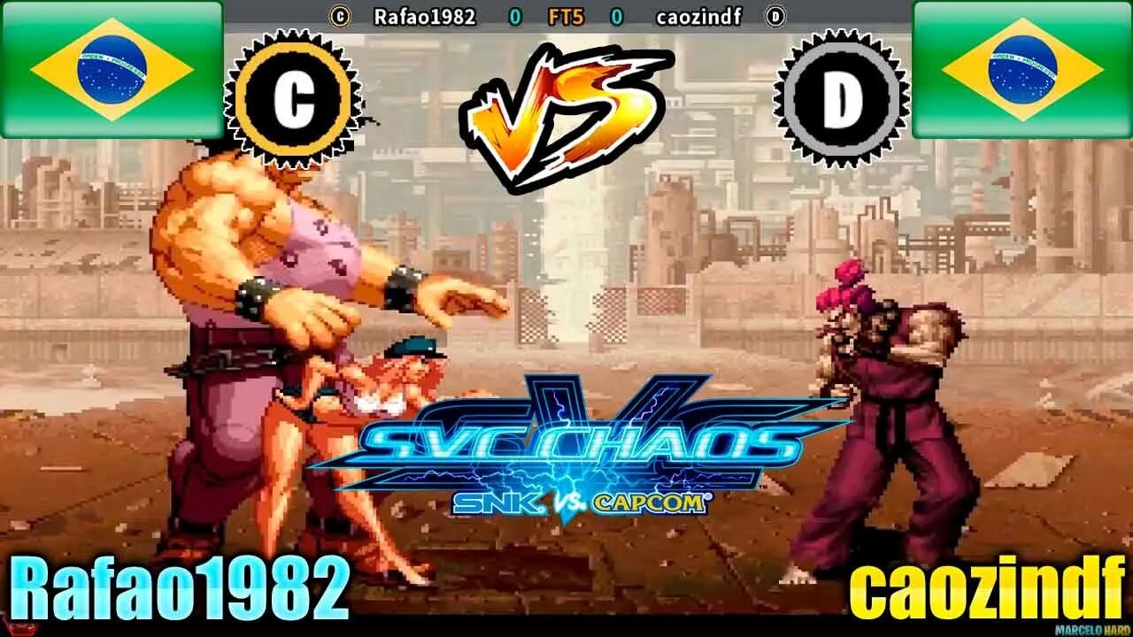 SNK vs. Capcom: SVC Chaos (Rafao1982 Vs. caozindf) [Brazil Vs. Brazil]