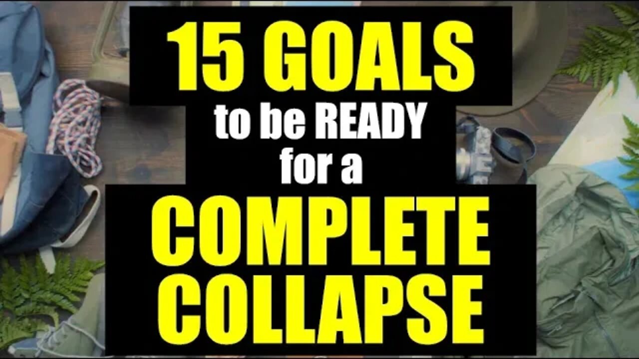 15 PREPPER GOALS to be READY for SHTF