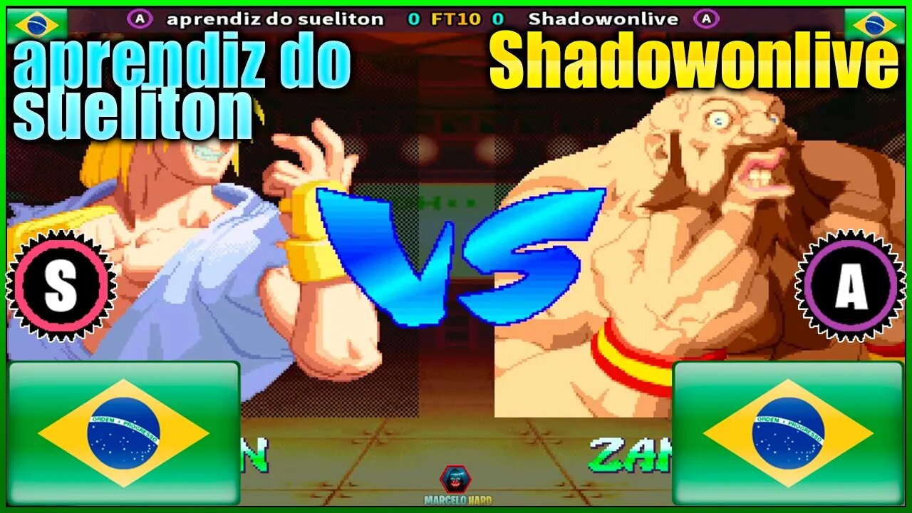 Street Fighter Alpha 2 (aprendiz do sueliton Vs. Shadowonlive) [Brazil Vs. Brazil]