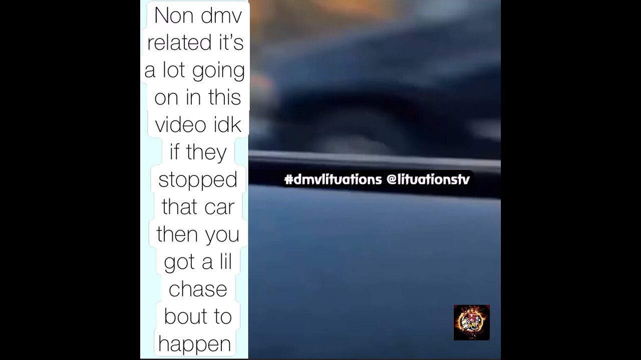 Non dmv related but it’s a lot going on in this video