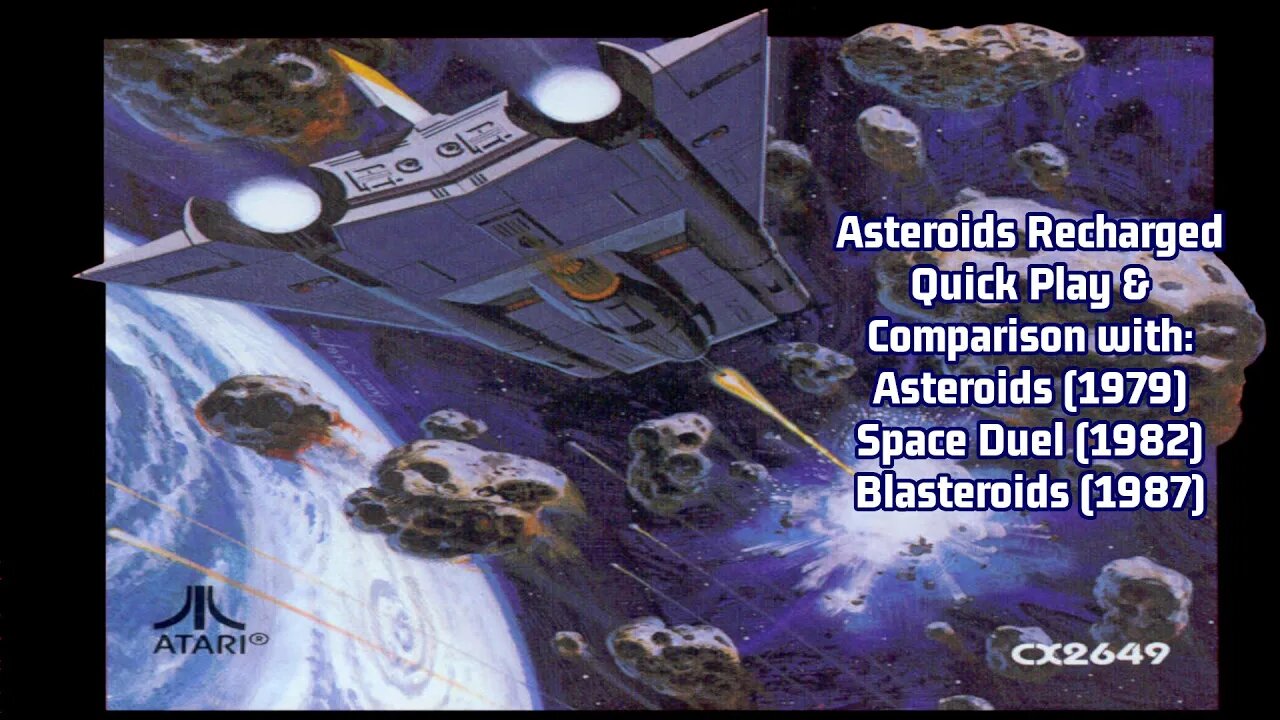 Comparing Atari's Asteroids Recharged To It's Arcade Ancestors