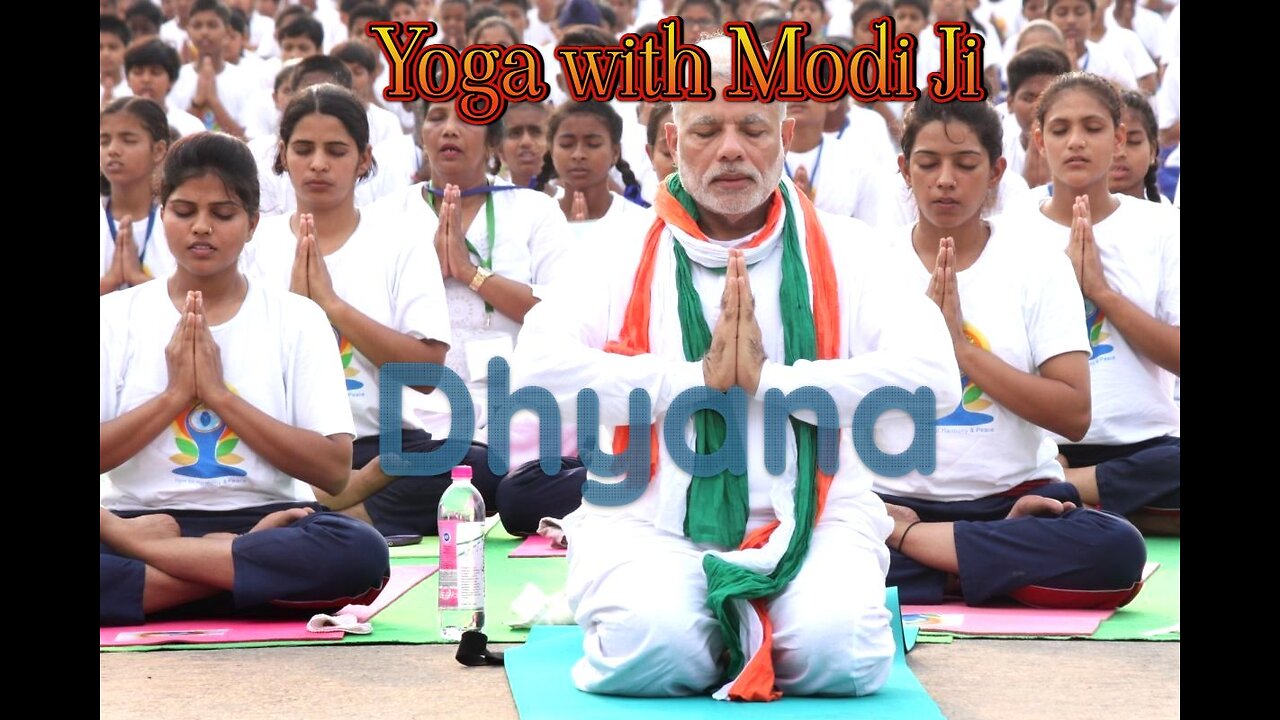 Yoga with Modi Dhyana Hindi