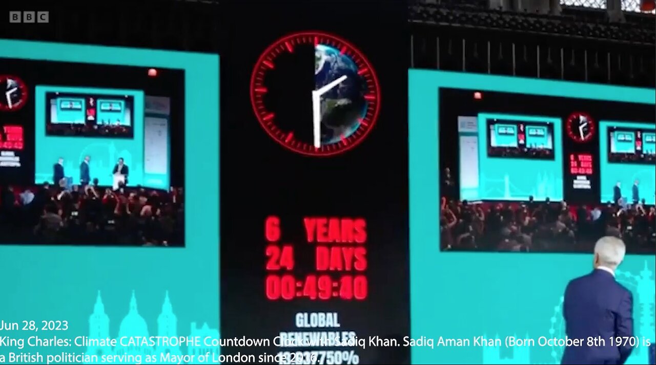 7 Year Tribulation? | Why Did King Charles Help Turn On a Climate Clock Counting the Seconds Unto 2030? (June 28th 2023) | Why Is a Climate Clock Counting Down the Seven Years Until Agenda 2030 Is Fully Implemented? (Daniel 9-27-27)