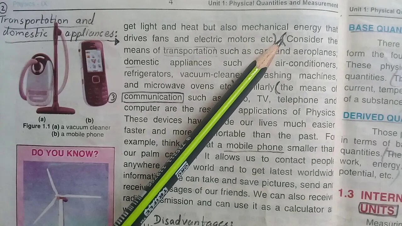 Physics Lecture#3 Pre 9th CH#1Long Q 1