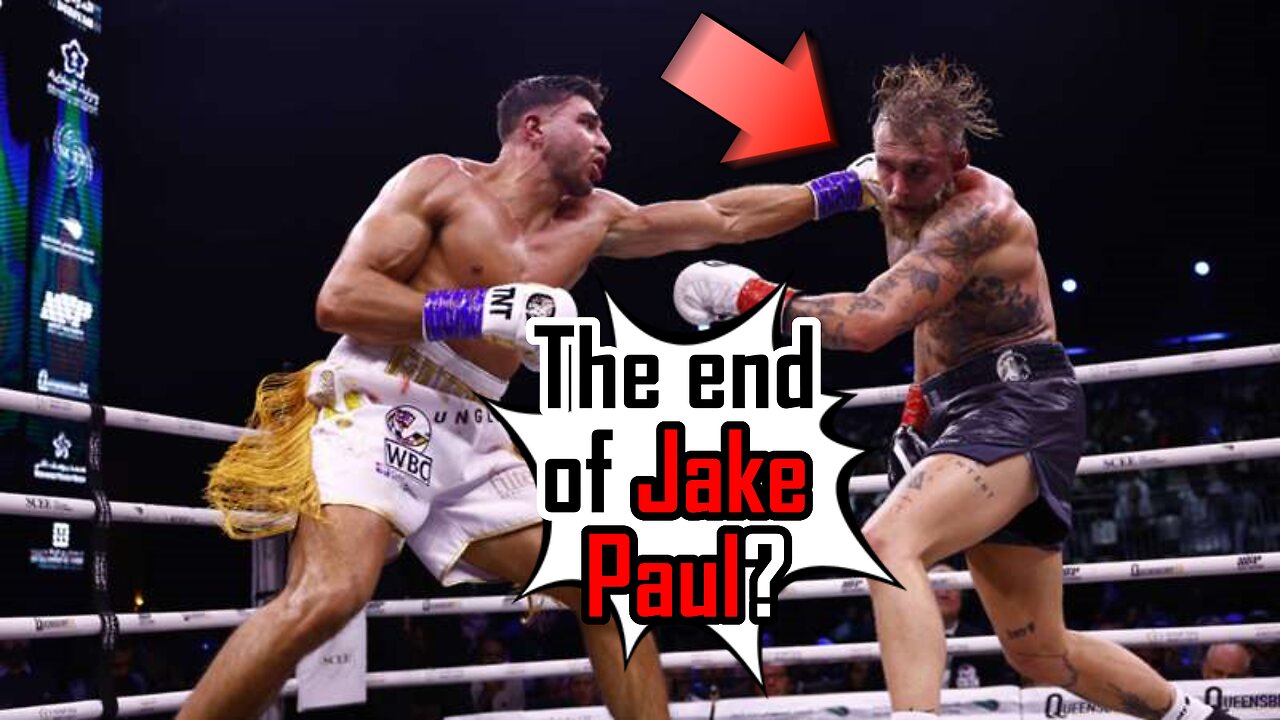 Jake Paul Loosing to Tommy Fury | Last round knockdown + decision