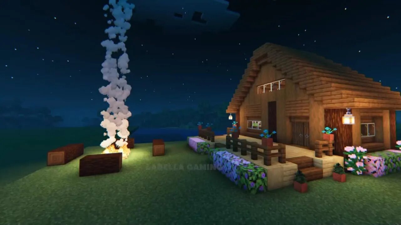 Calming Minecraft Scenes with Music to Relax, Study, Read or Sleep | Minecraft Ambience