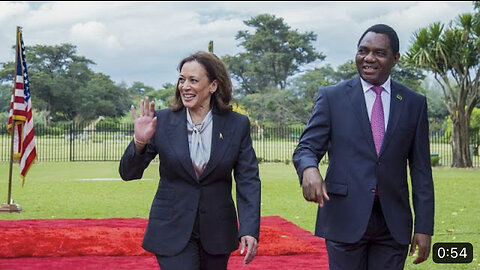 Zambia welcomes US Kamala Harris in Lusaka, discuss massive debt restructuring