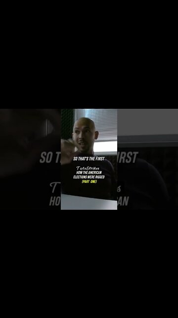 "THE US ELECTIONS WERE RIGGED...THIS IS HOW" | ANDREW TATE