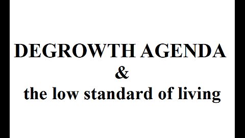 DEGROWTH AGENDA