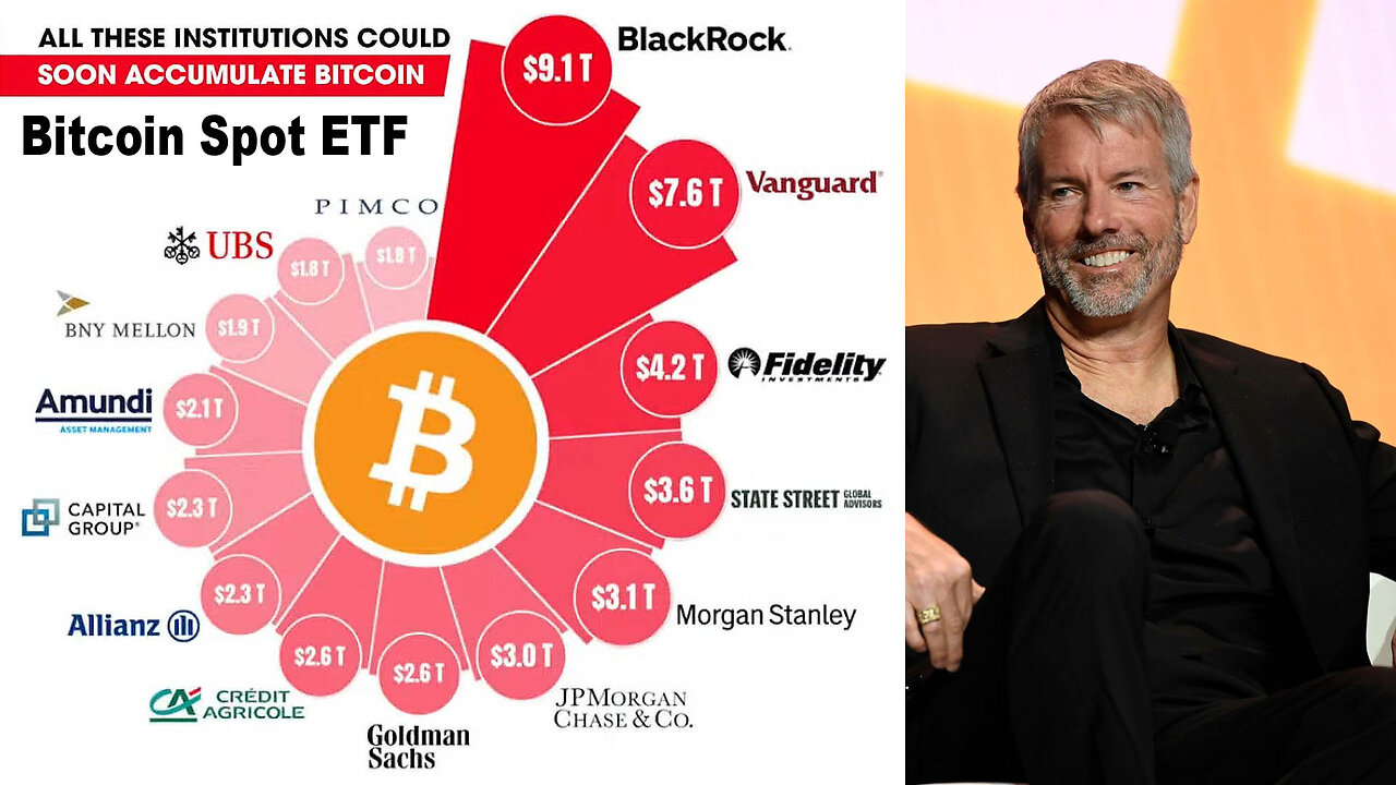 Michael Saylor: "Trillions of $ will pour into Bitcoin when the Spot ETFs are approved!" 💰🌊🪙