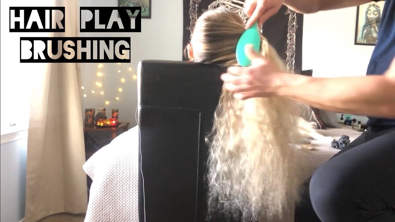 ASMR Relaxing Hair Play and Brushing!