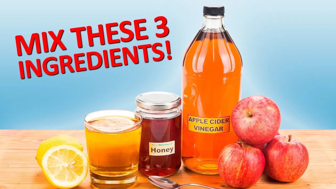 Combine Apple Vinegar, Honey and Lemon For These Amazing Benefits