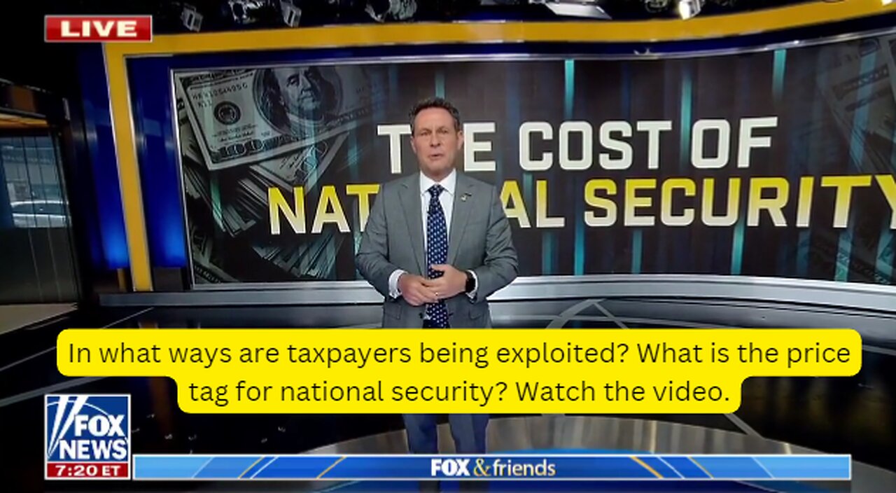 In what ways are taxpayers being exploited? What is the price tag for national security?