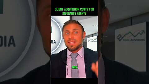 Client Acquisition Costs for Finance Professionals | Life Insurance | Excel Media #shorts